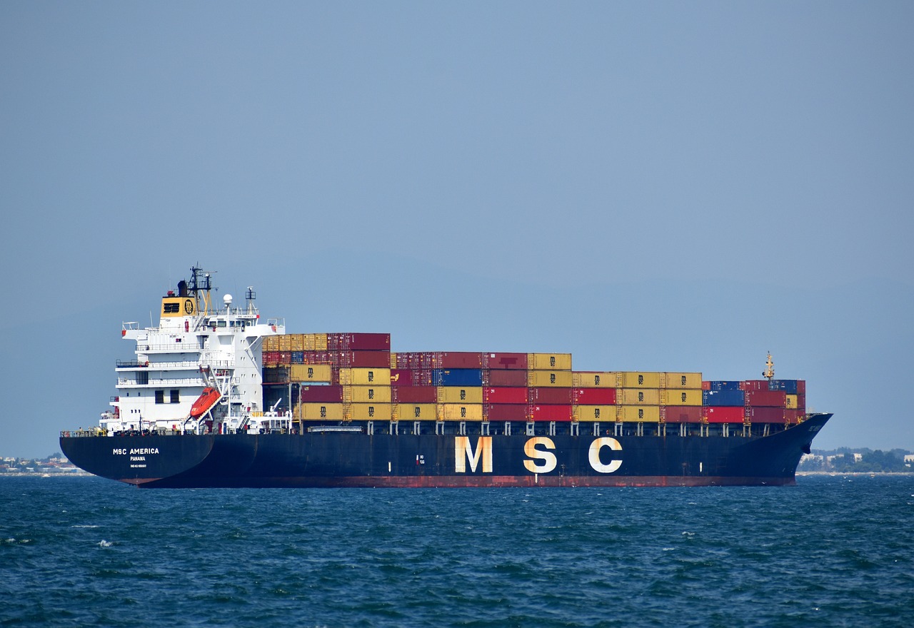 ship, cargo, nature, vessel, container, industry, transport, sea, export, trade, boat, blue, sailing, port, thessaloniki, greece