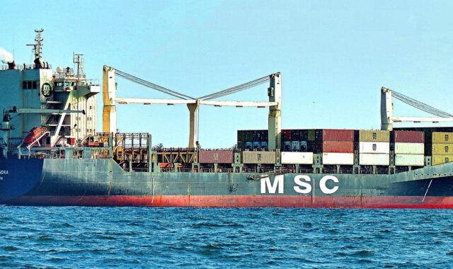 container ship, vessel, ocean, transportation, transport, nature, delivery, port, import, export