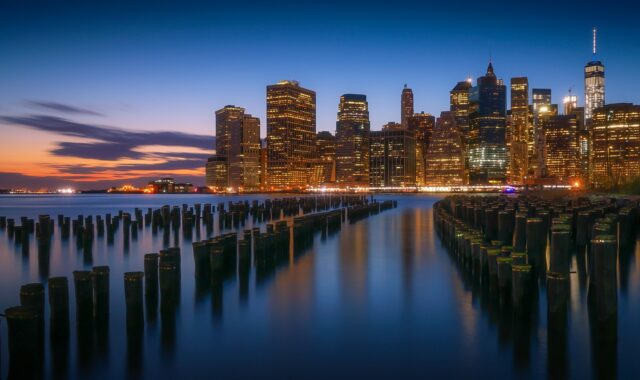 north america, america, united states, us, usa, new york, new york city, new, york, city, manhattan, brooklyn, night, nature, sunset, long exposure, reflection, hudson, world, trade, center, united, states, blue city, blue world, blue sunset, blue news, blue night, blue new
