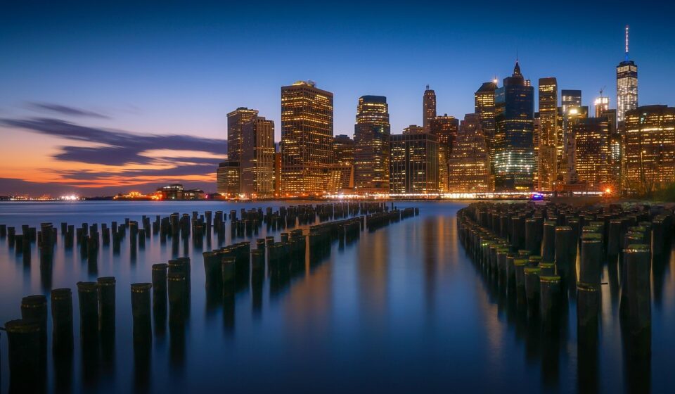 north america, america, united states, us, usa, new york, new york city, new, york, city, manhattan, brooklyn, night, nature, sunset, long exposure, reflection, hudson, world, trade, center, united, states, blue city, blue world, blue sunset, blue news, blue night, blue new