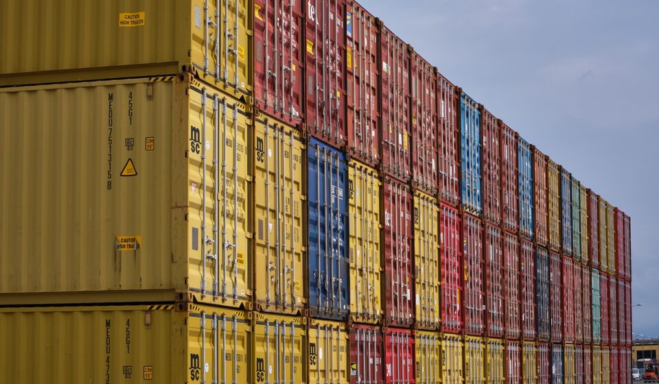 container, goods, ship, port, cargo, shipment, tower crane, transport, industry, water, logistics, terminal, trade, export, storage, sea, sky, traffic, nature, street, technology, ships, free