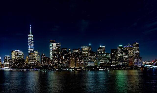 new york, skyline, america, building, city, architecture, cityscape, manhattan, downtown, nyc, metropolis, modern, landmark, view, towers, skyscrapers, nature, panorama, water, night, usa