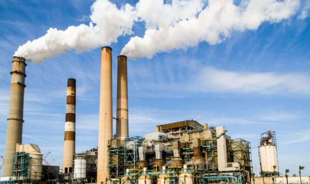 industry, power, nature, energy, industrial, plant, factory, environment, pollution, pipes, chimneys, towers, buildings, structure, business, environmental, architecture, electricity, sky, blue business, blue building, blue plant, blue energy, blue company, blue plants, blue power, blue pollution, blue industry