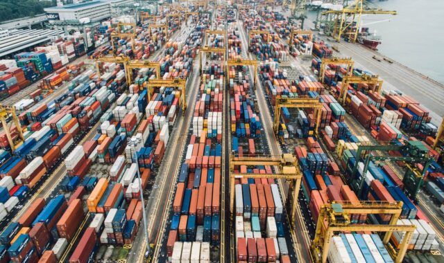 container, van, export, nature, travel, cargo, wharf, block, transportation, architecture, sea