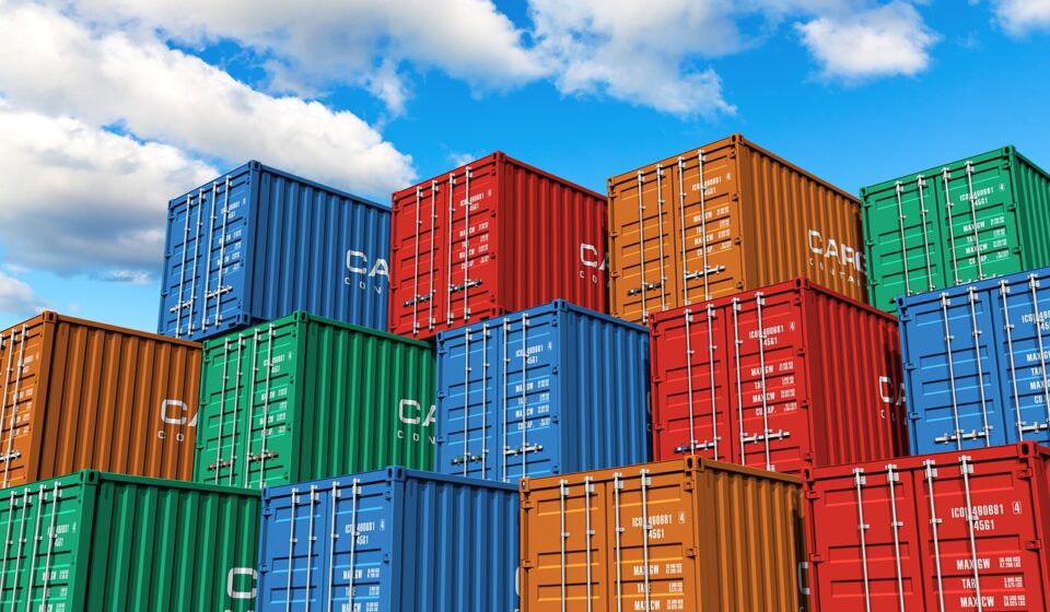 cargo, sea, ship, export, nature, trade