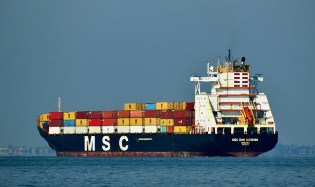 cargo ship, ship, sea, ocean, freighter, nature, container ship, transport, sailing