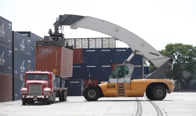 truck crane, containers, port, truck crane, truck crane, truck crane, truck crane, truck crane