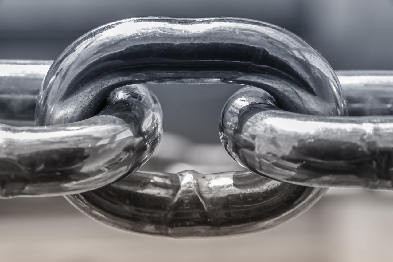 chain, stainless steel, metal, iron, chain link, metal chain, connected, connection, limbs, glittering, metallic, iron chain, close to, shut off, security, protection, closed, barrier, fixed, chain, chain, chain, chain, chain, iron